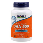 NOW FOODS DHA - 500 DHA 250 EPA Dokozaheksaeno rūgštis 500 mg 90 kapsulių