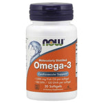 Now Foods Omega 3 - DHA 120 mg + EPA 180 mg 30 kapsulių