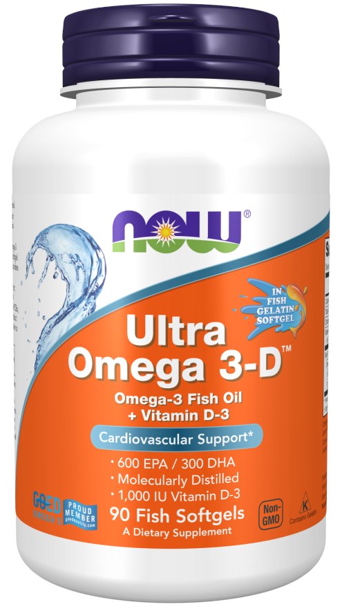 Now Foods Ultra Omega 3-D 90 kapsulių
