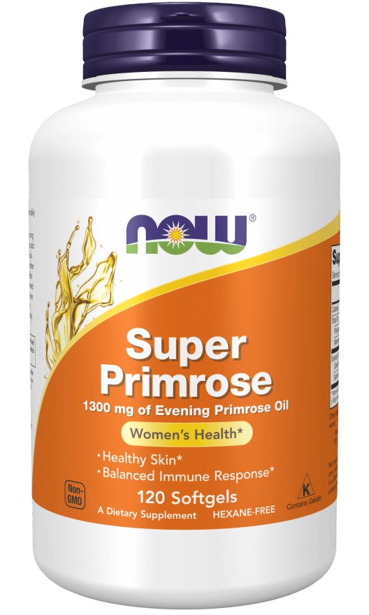 Now Foods Super Primrose 120 kapsulių