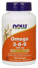 Now Foods Omega 3-6-9 100 kapsulių