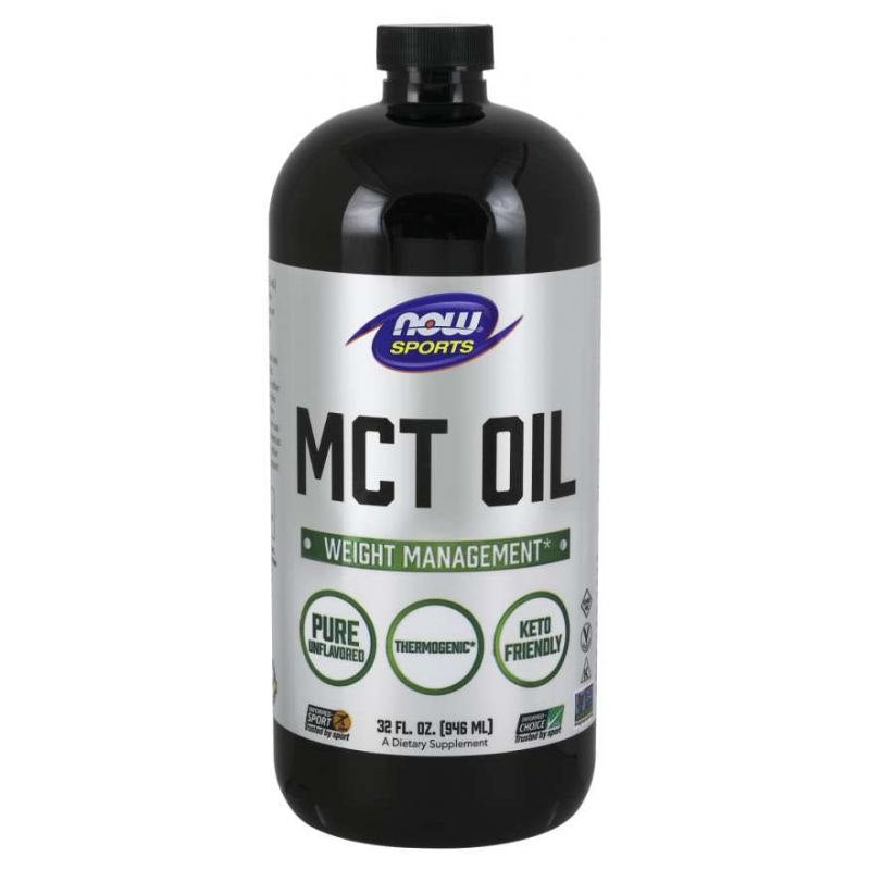 NOW FOODS MCT aliejus - bekvapis MCT aliejus 946 ml