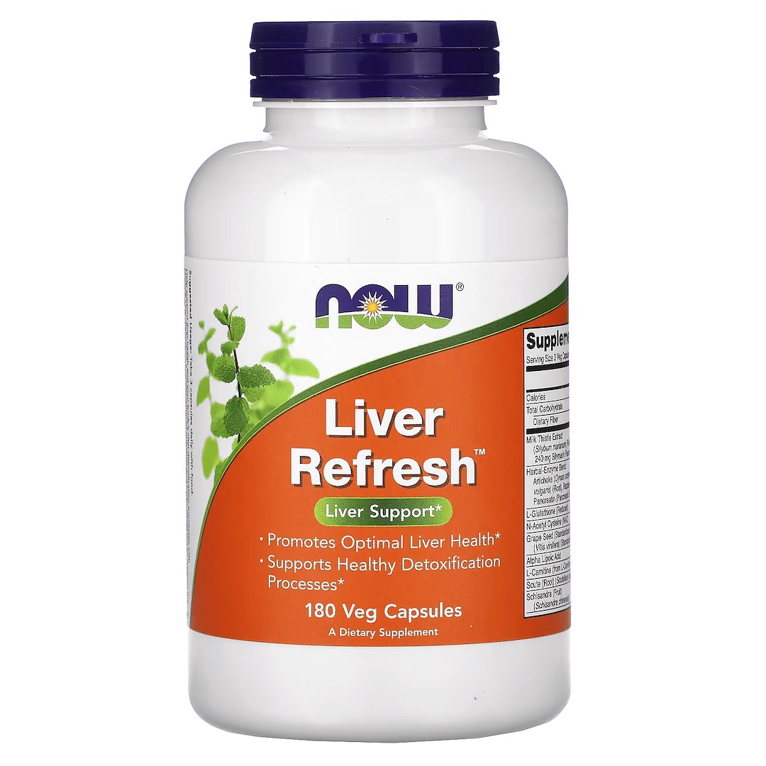 NOW FOODS Liver Refresh 180 kapsulių