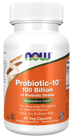 Now Foods Probiotic-10 - 100 milijardų 60 kapsulių
