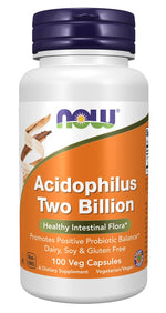 Now Foods Acidophilus 2 milijardai 100 kapsulių