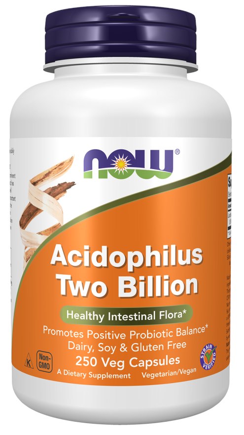 Now Foods Acidophilus 2 Billion 250 kapsulių