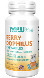 NOW FOODS BerryDophilus Kids - Probiotikas vaikams 60 tablečių