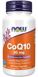 NOW FOODS kofermentas Q10 30 mg 60 kapsulių