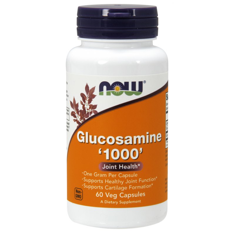 NOW FOODS gliukozamino 1000 HCL 60 kapsulių