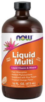 NOW FOODS skystas multivitaminas - skystas multivitaminas 473 ml