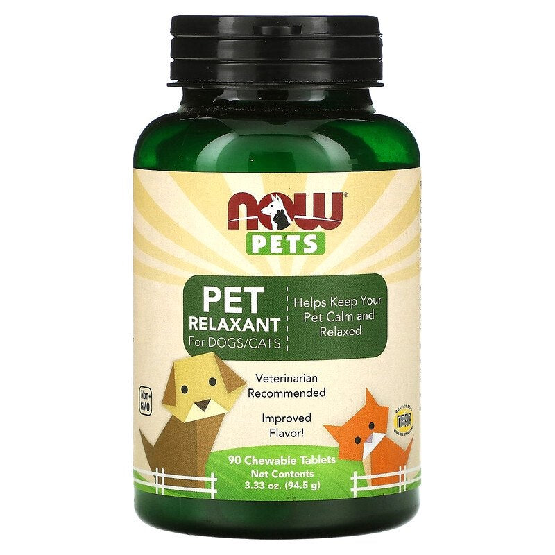 NOW PETS naminių gyvūnėlių raminamasis vaistas šunims / katėms 90 tablečių