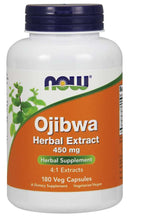 Now Foods“ odžibvų 450 mg ekstraktas 4:1 180 kapsulių