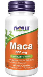 NOW FOODS Maca šaknis 500 mg 100 kapsulių