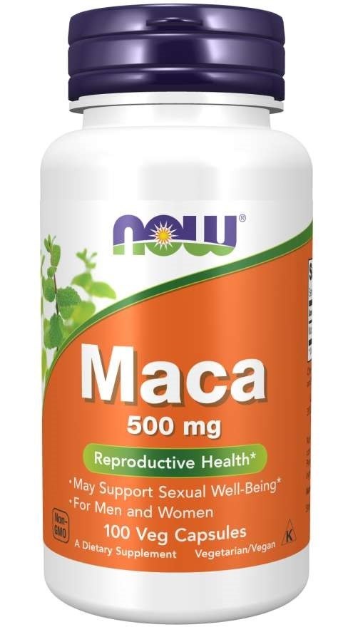 NOW FOODS Maca šaknis 500 mg 100 kapsulių