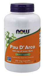 Now Foods Pau D'Arco 500 mg 250 kapsulių