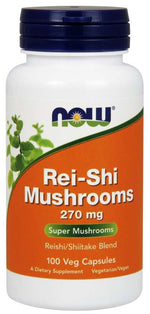 Now Foods Rei-Shi grybai - Reishi ir Shiitake 270 mg 100 kaps.