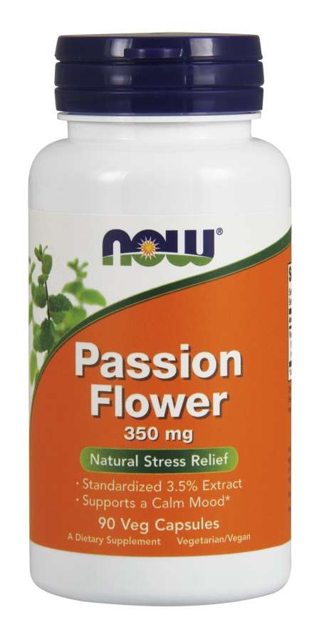 Now Foods Pasiflora 350 mg - Pasifloros ekstraktas 90 kapsulių