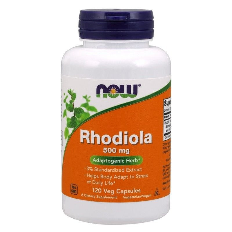 Now Foods Rhodiola Rosea 500 mg 120 kapsulių