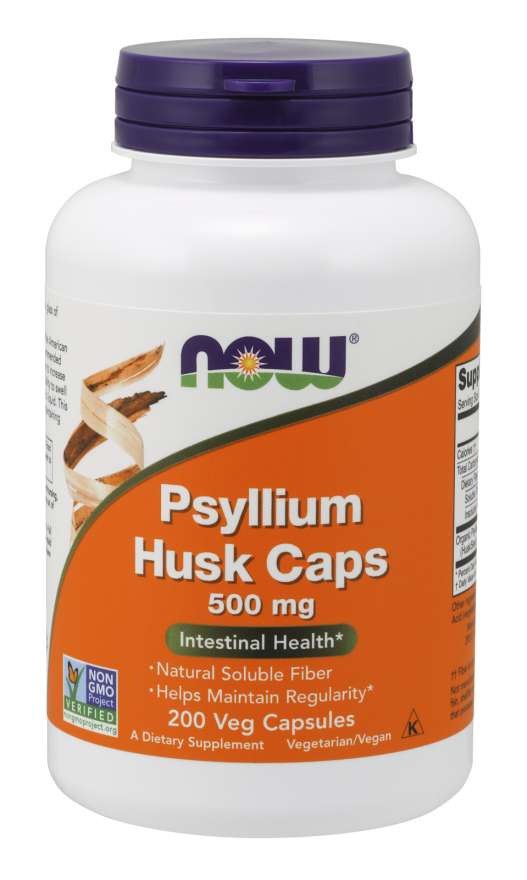 Now Foods Psyllium Husk kapsulės 500 mg 200 kapsulių