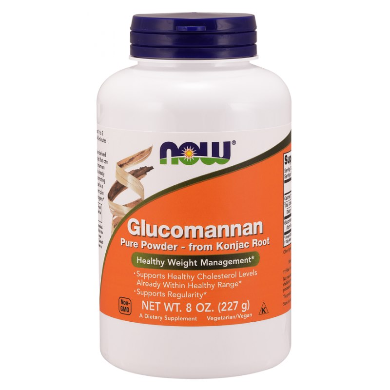 NOW FOODS Gliukomananas gliukomananas – konjako šaknų milteliai 227 g