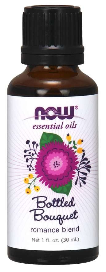 NOW FOODS 100 % buteliuose išpilstytas Bouquet aliejų mišinys 30 ml