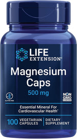 Life Extension Magnio kapsulės 500 mg 100 kapsulių - Magnis.lt