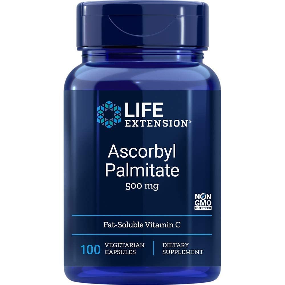Life Extension Askorbilpalmitatas 500 mg 100 kapsulių