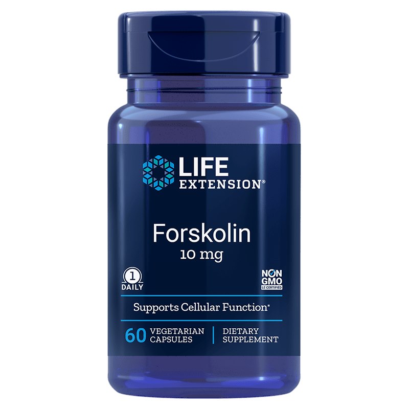Life Extension Forskolinas - indinės dilgėlės Coleus Forskohlii ekstraktas 60 kapsulių