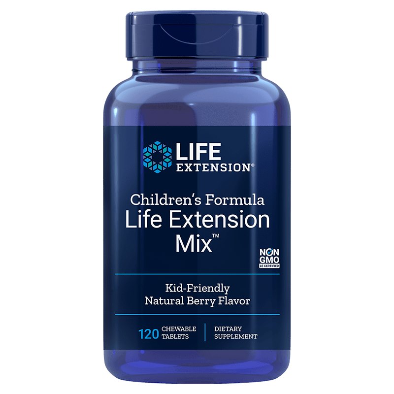 LIFE EXTENSION vaikų formulė Life Extension Mix 120 tablečių