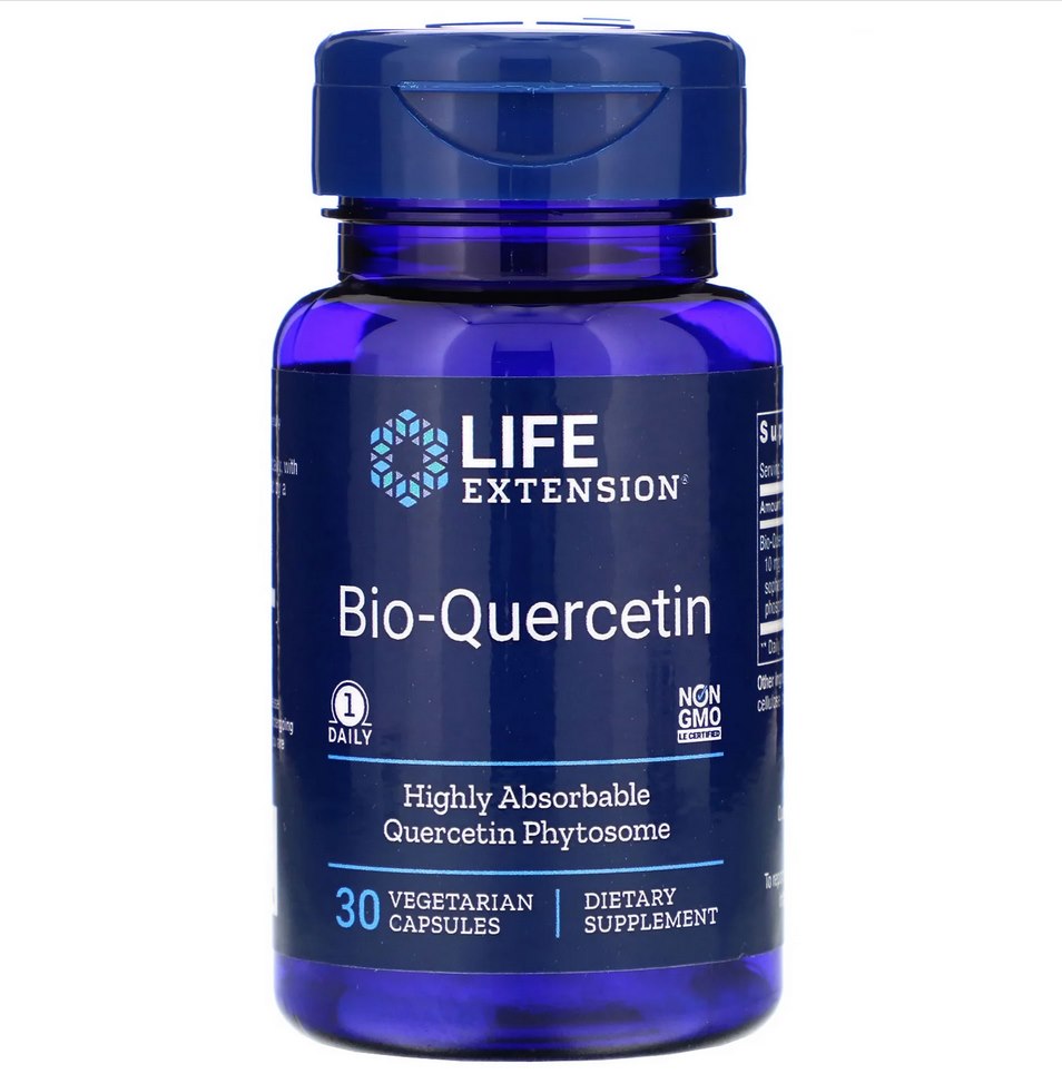 Life Extension Quercetin Bio-Quercetin 30 kapsulių
