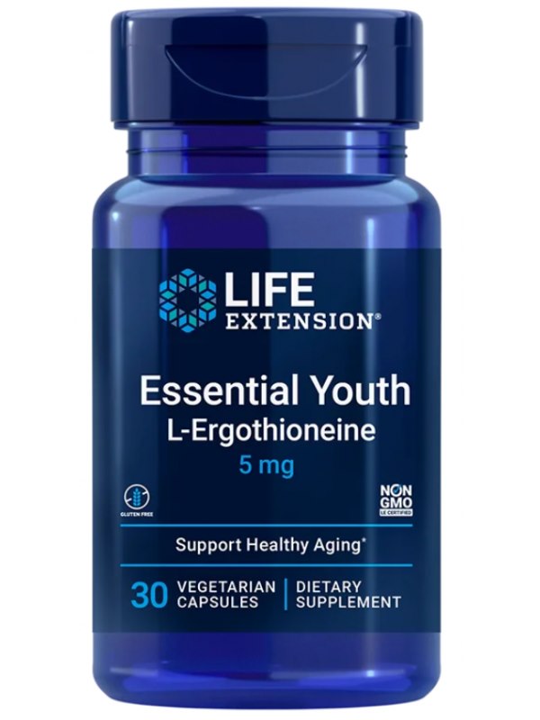 Life Extension Esminis jaunystės L-ergothioneinas 30 kapsulių