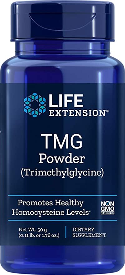 Life Extension TMG Trimetilglicinas 50 g