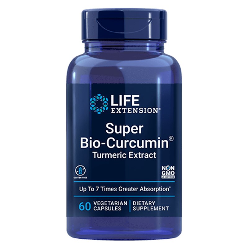 Life Extension Super Bio-Curcumin Ciberžolės Ekstraktas 60 kapsulių