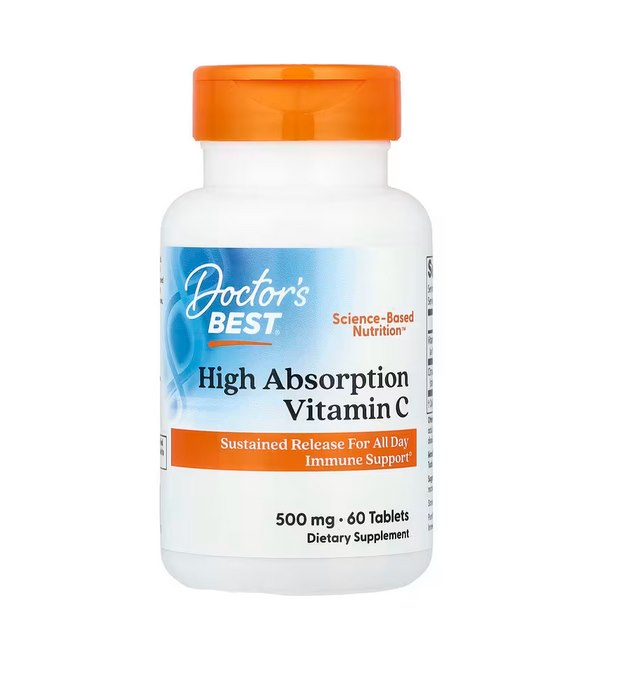 DOCTOR'S BEST vitaminas C PureWay-C 60 tablečių