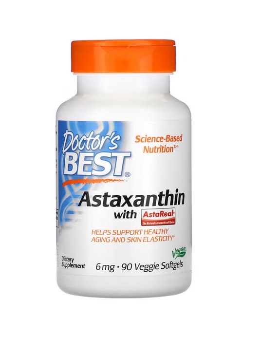 DOCTOR'S BEST astaksantinas 90 kapsulių