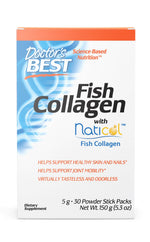 DOCTOR'S BEST žuvų kolagenas su Naticol pakeliais, 5 g 30 vnt.