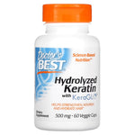 DOCTOR'S BEST hidrolizuotas keratinas 500 mg 60 kapsulių
