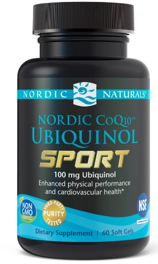 NORDIC NATURALS CoQ10 Ubiquinol Sport 60 kapsulių
