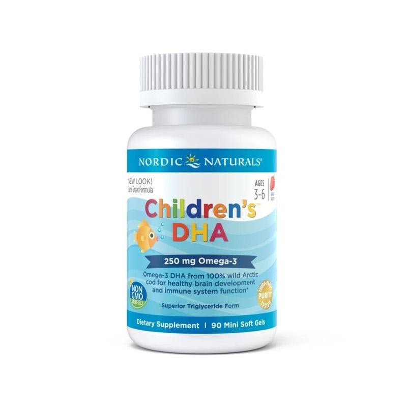 NORDIC NATURALS vaikams skirtas DHA 250 mg 90 kapsulių
