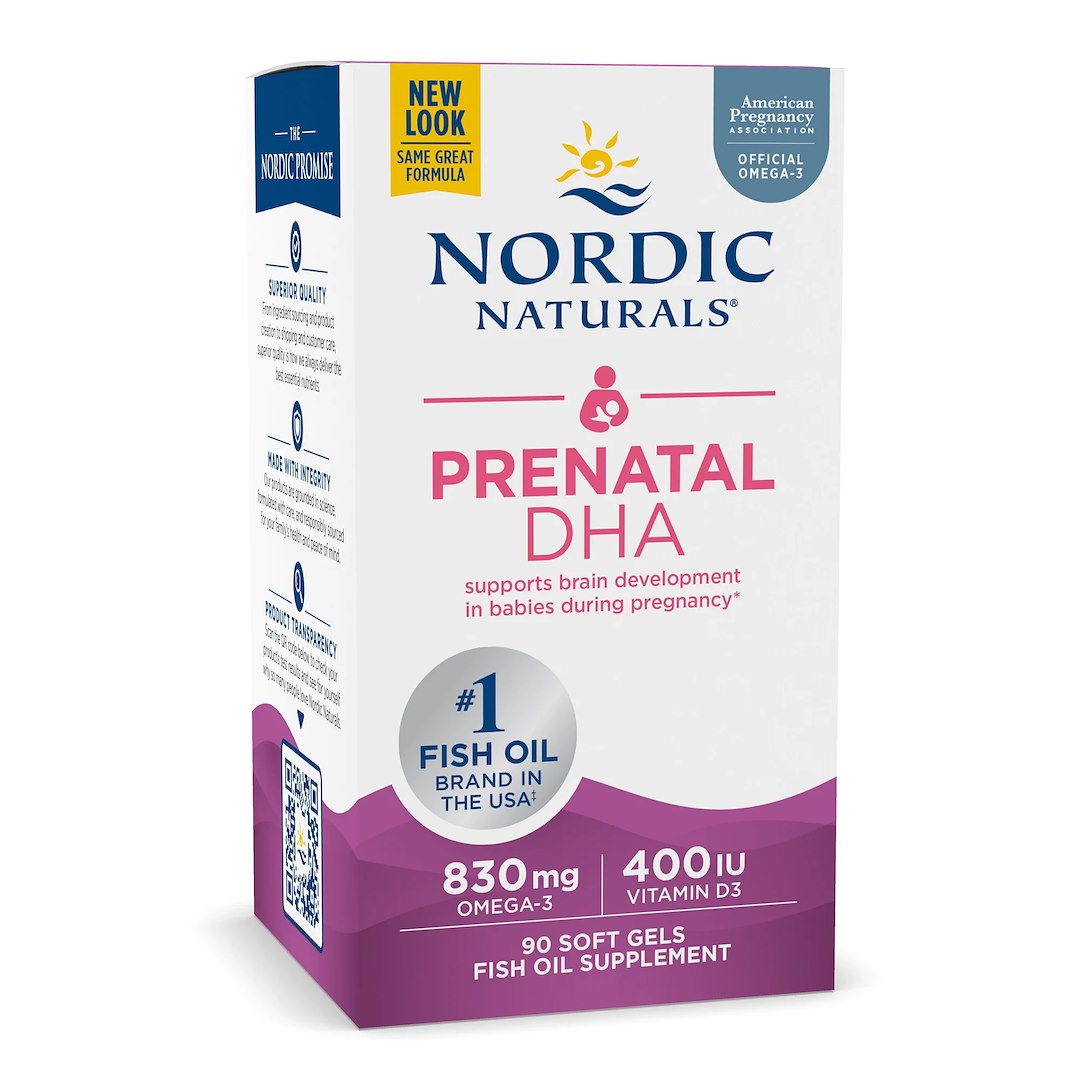 NORDIC NATURALS Prenatal DHA - be skonio 90 kapsulių