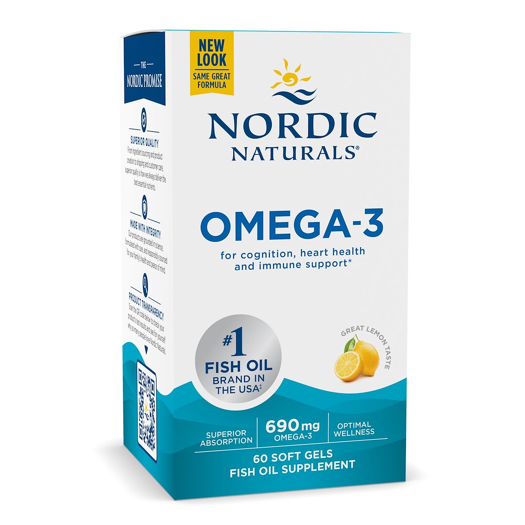 NORDIC NATURALS Omega-3, citrinų skonio 60 kapsulių