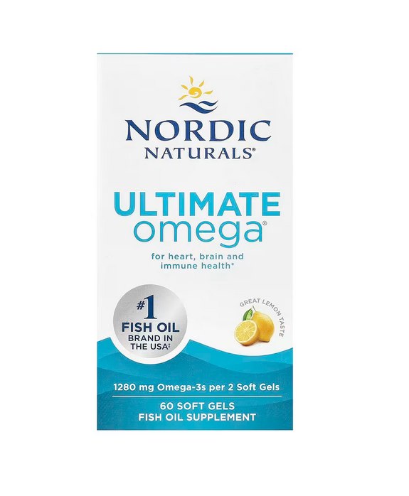 NORDIC NATURALS Ultimate Omega 640 mg 60 kapsulių