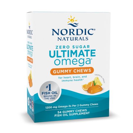 Nordic Naturals Ultimate Omega be cukraus 54 GummiKing