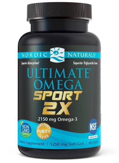 NORDIC NATURALS Ultimate Omega Sport 2X 60 kapsulių