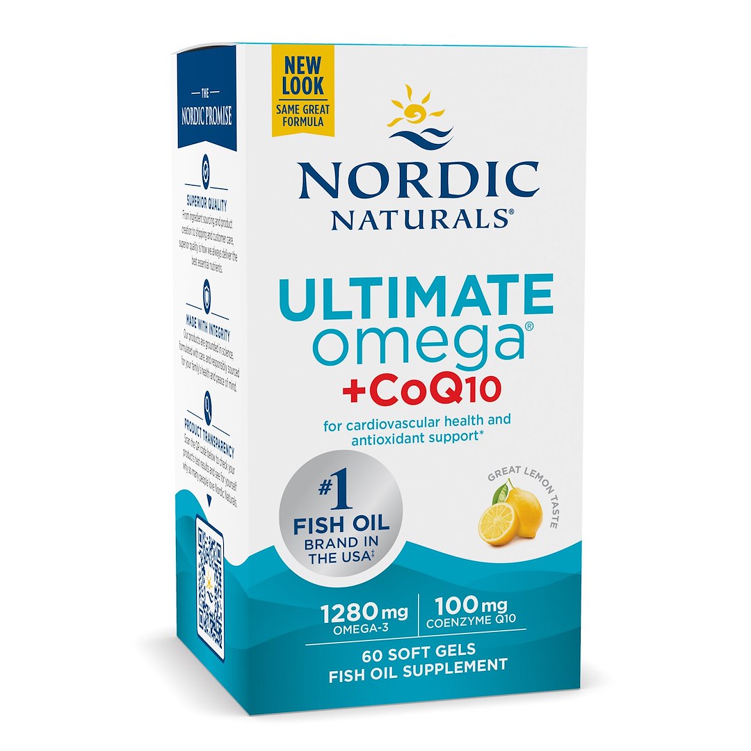 NORDIC NATURALS Ultimate Omega + CoQ10 60 kapsulių