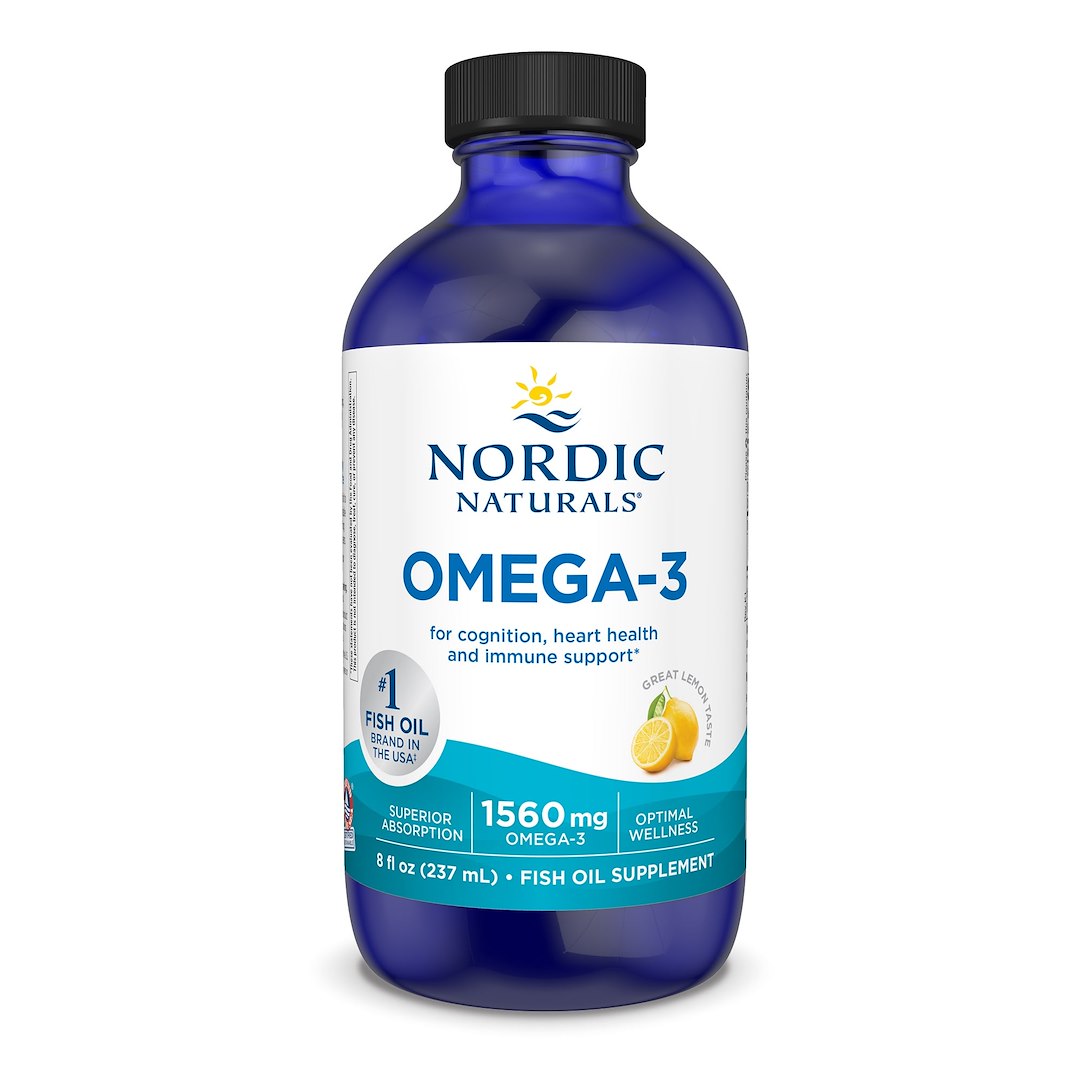 NORDIC NATURALS Omega-3, citrinų skonio, 1560 mg 237 ml