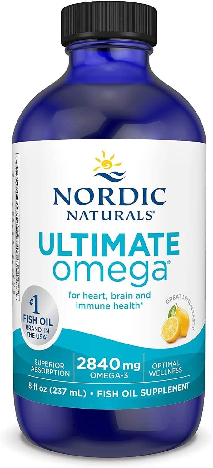 NORDIC NATURALS Ultimate Omega, citrinų skonio, 2840 mg 237 ml