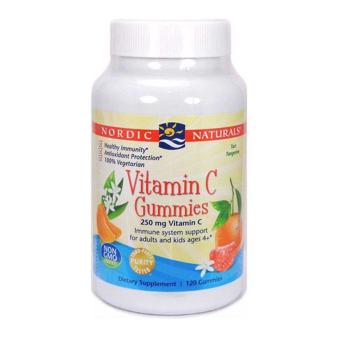 NORDIC NATURALS vitamino C guminukai 120 guminukų