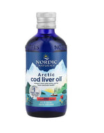 NORDIC NATURALS Arkties menkių kepenų aliejus su braškių skoniu 237 ml