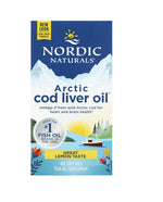 NORDIC NATURALS Arkties menkių kepenų aliejus su citrina 180 kaps.